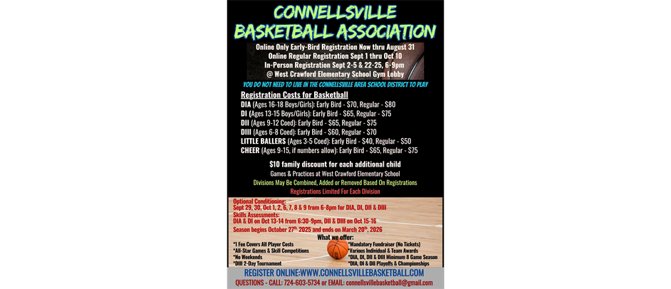 2025-26 Registrations Now Open