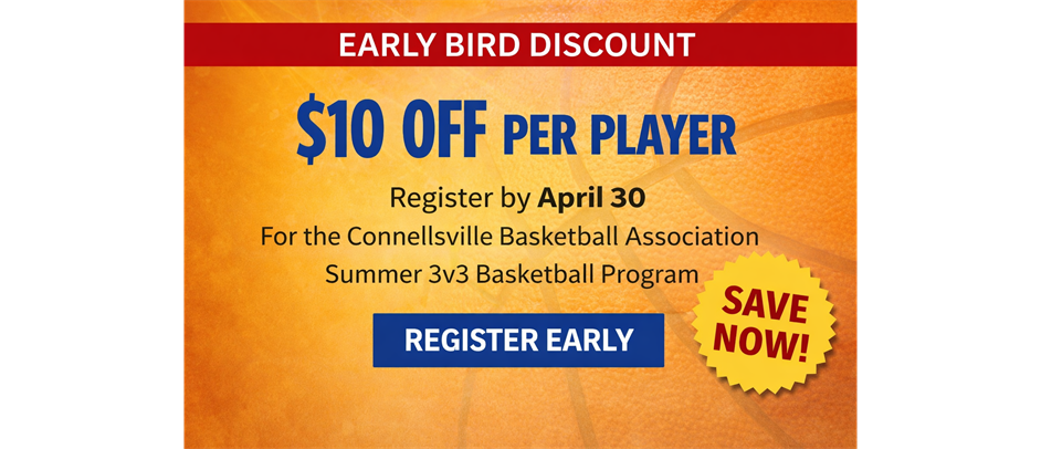 Summer 3v3 Basketball Early Bird Discount